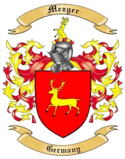 Mezger Family Crest from Germany
