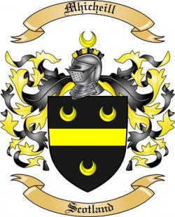 Mhicheill Family Crest from Scotland