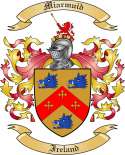 Miarmuid Family Crest from Ireland