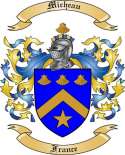 Micheau Family Crest from France
