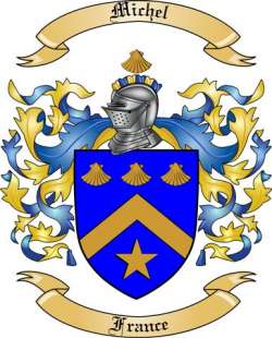 Michel Family Crest from France