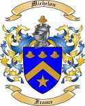 Michelon Family Crest from France