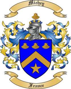 Michey Family Crest from France