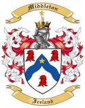 Middleton Family Crest from Ireland