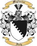 Migliorini Family Crest from Italy