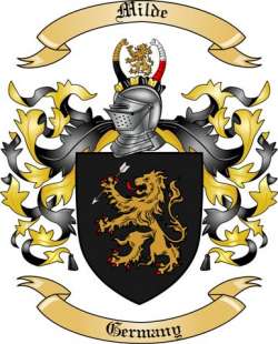 Milde Family Crest from Germany