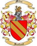 Miles Family Crest from Scotland