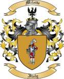 Milette Family Crest from Italy