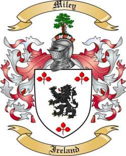 Miley Family Crest from Ireland