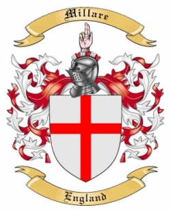 Millare Family Crest from England