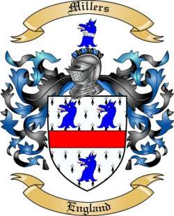Millers Family Crest from England