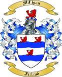 Milligan Family Crest from Ireland
