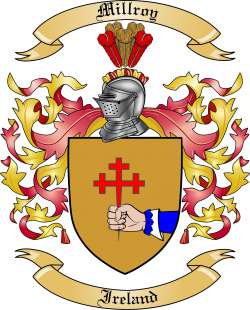 Millroy Family Crest from Ireland