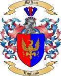 Milton Family Crest from England2