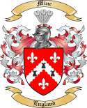Mine Family Crest from England