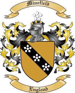 Minefield Family Crest from England