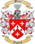 Mines Family Crest from England