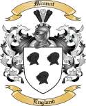 Minnot Family Crest from England