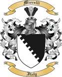 Miorelli Family Crest from Italy