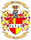 Mirabal Family Crest from Spain