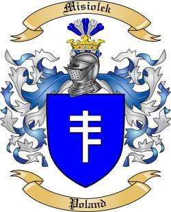 Misiolek Family Crest from Poland