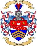 Mistre Family Crest from France
