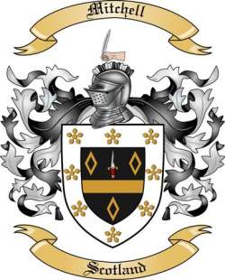 Mitchell Family Crest from Scotland