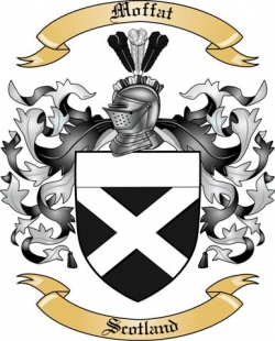 Moffat Family Crest from Scotland2