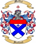 Moffat Family Crest from Scotland