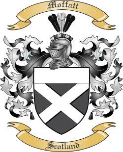 Moffatt Family Crest from Scotland