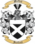 Moffett Family Crest from Scotland