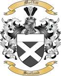 Moffitt Family Crest from Scotland