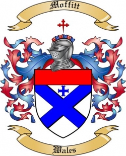 Moffitt Family Crest from Wales