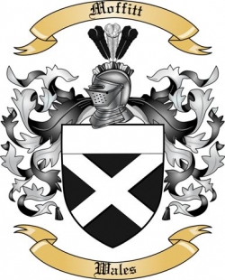 Moffitt Family Crest from Wales2