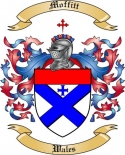 Moffitt Family Crest from Wales