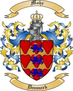Mohr Family Crest from Denmark