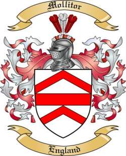 Mollitor Family Crest from England