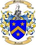 Monahan Family Crest from Ireland