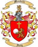 Mondelli Family Crest from Italy