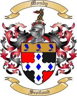 Mondy Family Crest from Scotland