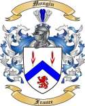 Mongin Family Crest from France