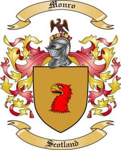 Monro Family Crest from Scotland