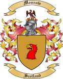 Monrow Family Crest from Scotland