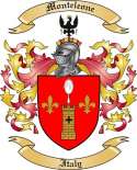 Monteleone Family Crest from Italy