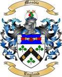 Moodie Family Crest from England