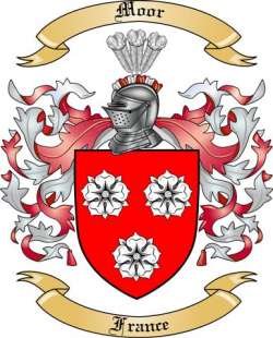 Moor Family Crest from France