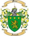 Moor Family Crest from Ireland