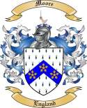 Moore Family Crest from England