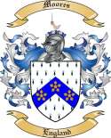 Moores Family Crest from England
