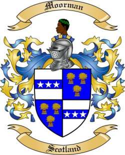 Moorman Family Crest from Scotland